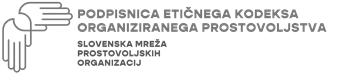 Etični kodeks usklajen z načeli organiziranega prostovoljstva